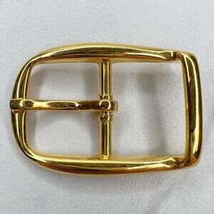 Vintage Gold Tone Simple Basic Belt Buckle for up to 1 Inch Belt